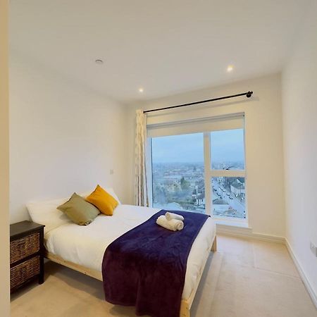 Luxurious Comfy Penthouse - Steps To East Croydon Train Station - Views Apartment Ngoại thất bức ảnh
